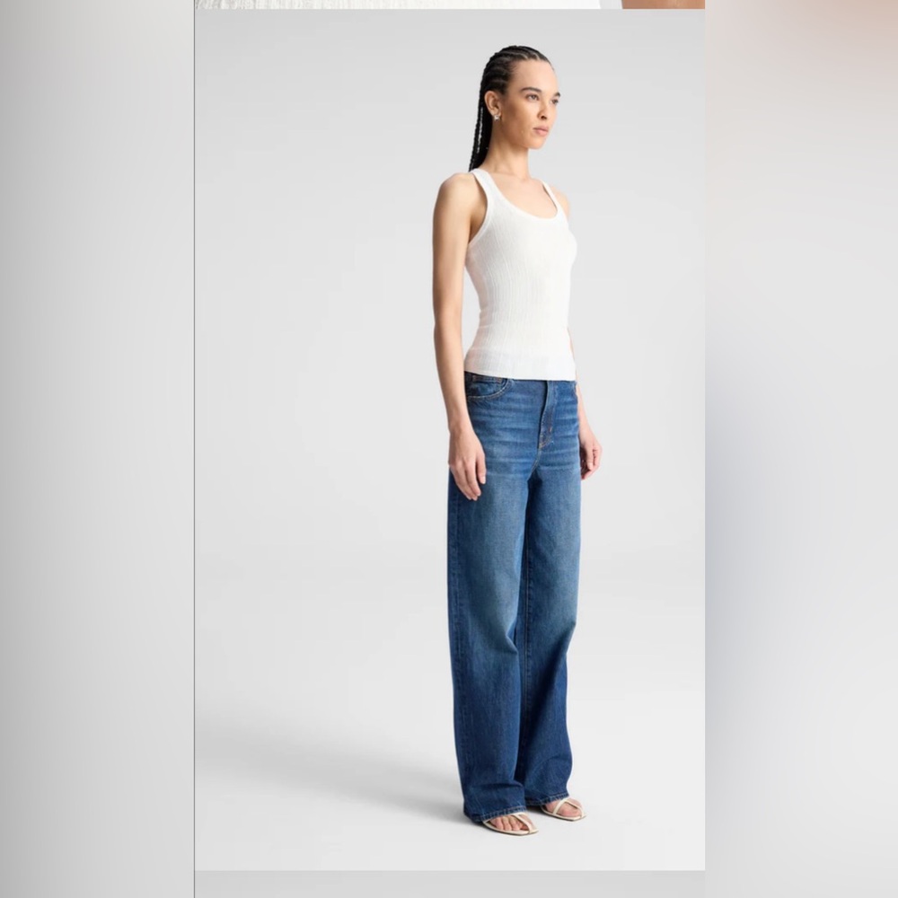 A.L.C. Iris Fine Cotton Knit Tank $175